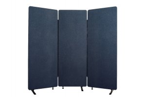 Luxor RCLM7266ZSB Reclaim Acoustic Room Dividers - 3 Pack In Starlight