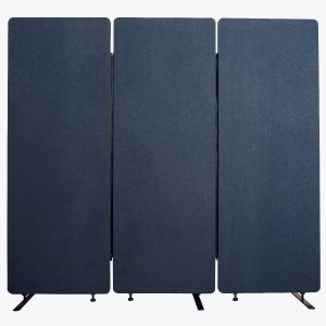 Luxor RCLM7266ZSB Reclaim Acoustic Room Dividers - 3 Pack In Starlight