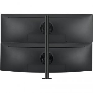 Atdec AWMS-2-LTH75-H-B Dual Stack Heavy Monitor Desk Mount - Flatcurve