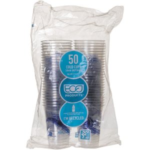 Ecoproducts ECO EPCR16P Eco-products Bluestripe Cold Cups - 16 Fl Oz -