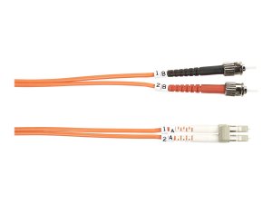 Black FO625-005M-STLC Fiber Patch Cable 5m Mm 62.5 St To Lc