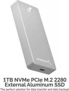 Sabrent SB-2TB-NANO Rocket Nano 2tb Usb 3.2 10gbs