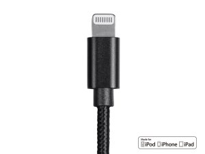 Monoprice 30762 Palette Series Apple Mfi Certified Lightning To Usb Ch