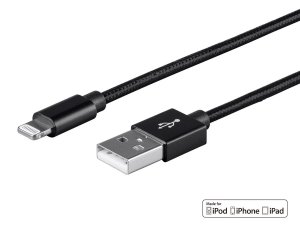 Monoprice 30762 Palette Series Apple Mfi Certified Lightning To Usb Ch