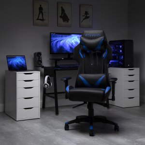 Ofm RSP-205-BLU Respawn Perform Mesh Back Gaming Chr Blu