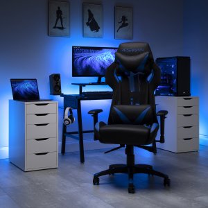 Ofm RSP-205-BLU Respawn Perform Mesh Back Gaming Chr Blu