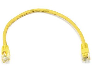 Monoprice 2129 Cat5e 24awg Utp  Patch Cable_ 1ft Yellow