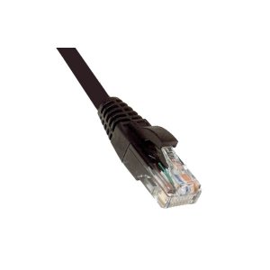 Weltron 90-C6CB-BK-005 5ft Black Cat6 Snagless  Patch Cable