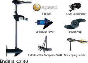 Minn 1352230 C2-30 Endura Motor 30in Shaft 30lb Thrust