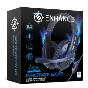 Generic ENGXH50100BLWS Gaming Headset With Rotating Mic (blue)