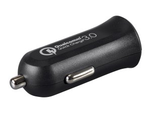 Monoprice 21675 Obsidian Speed Usb Car Charger_ 1-port_ Qc Output For 