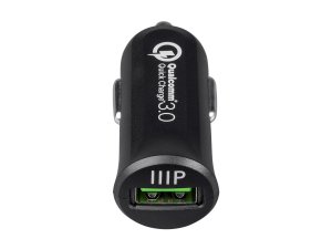 Monoprice 21675 Obsidian Speed Usb Car Charger_ 1-port_ Qc Output For 