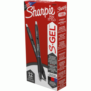 Dymo 2116197 Sharpie Gel 0.7mm 12ct Box B.asst