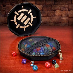 Generic ENTTCED100BKWS Tabletop Gaming Dice Case Rolling Tray