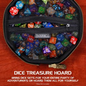 Generic ENTTCED100BKWS Tabletop Gaming Dice Case Rolling Tray