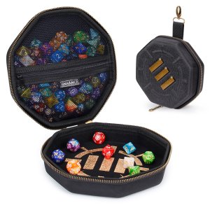 Generic ENTTCED100BKWS Tabletop Gaming Dice Case Rolling Tray