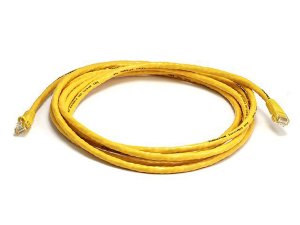 Monoprice 3443 Cat6 24awg  Cable_ 10ft Yellow