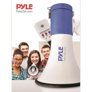 Pyle RA33185 Pro(r) Pmp59ir 50-watt Megaphone Bullhorn With Record, Si