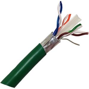 Weltron T2404L6SH-GN 1000ft Green Cat6 550mhz Solid Ftp Cable