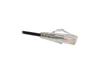 Unc CS6-10F-BLK 10ft Cat6 Clearfit Slim Patch Cable Blk