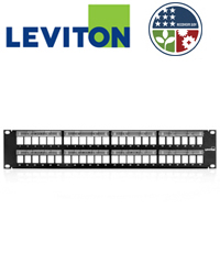 Leviton 49255-L48 48p 2u Quickport Patch Panel W