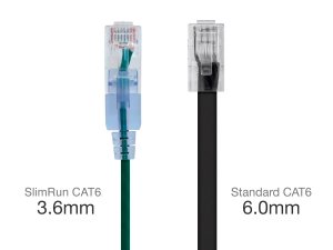 Monoprice 33271 Slimrun Cat6a Ethernet Patch Cable - Snagless Rj45_ Ut