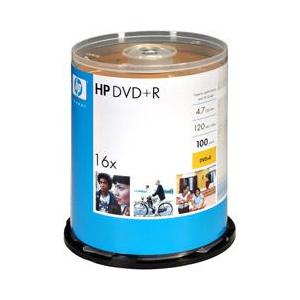 Hp 02055 Hp Disc, Dvd+r, 4.7gb, , 16x, White Inkjet Printable, 100pk S