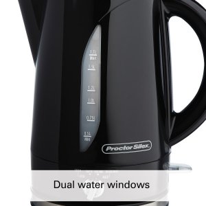 Hamilton 41006 Ps Electric Kettle 1.7l Black