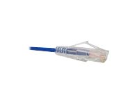 Unc CS6-10F-BLU 10ft Cat6 Clearfit Slim Patch Cable Blue