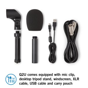 Samson SAQ2U Q2u Usbxlr Dynamic Mic Pack