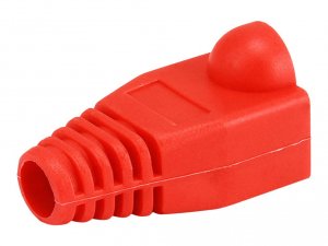 Monoprice 7247 Rj45 Strain Relief Boots_ 50 Pcspack_ Red