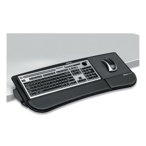 Fellowes 8060101 Tilt N Slide Keyboard Manager Platform With Wrist Pil