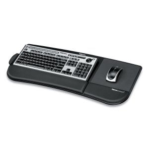 Fellowes 8060101 Tilt N Slide Keyboard Manager Platform With Wrist Pil