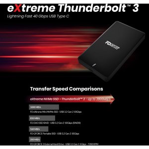 Micronet TB3X-2300N2TB Fd 1tb Extreme Thunderbolt 3