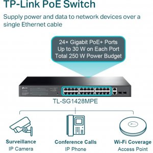 Tplink TL-SG1428PE Tp-link Switch Tl-sg1428pe 28-port Gigabit Easy Sma