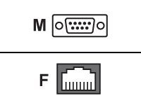 Black FA4509M-BK Modular Adapter Kits (unassembled), Db9,