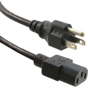 Unc PWCD-515PC13-15A-01F-BLK Power Cord 515p - C13, 14awg, 15amp 125v,