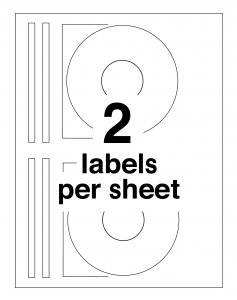 Avery 5692 Avery White Cd Labels For Laser Printers (includes 40 Disc 