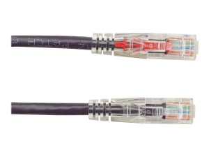 Black C6PC70-VT-01 Gigatrue 3 Cat6  Patch Cable Violet 1ft