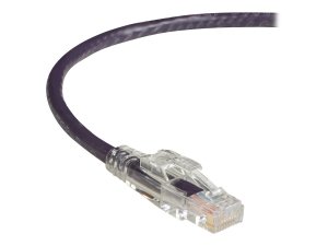 Black C6PC70-VT-01 Gigatrue 3 Cat6  Patch Cable Violet 1ft