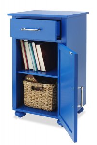 Whitmor DH64277937BLUBB Sngl Door Storage Cabnt Blue