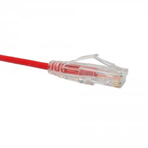 Unc CS6-05F-RED 5ft Cat6 Clearfit Slim Patch Cable Red