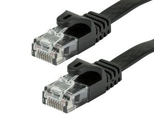 Monoprice 40882 Flexboot Flat Cat6 Ethernet Patch Cable - Snagless Rj4