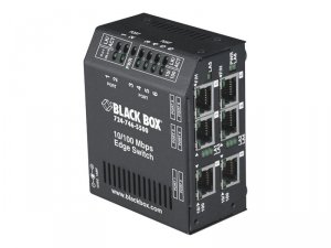 Black LBH600A-H-12 Heavy-duty Edge Switch, (6) Copper Ports