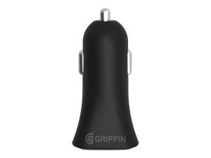 Griffin GP-108-BLK Powerjolt Dual Universal Usb-a 12w Car Charger - Bl