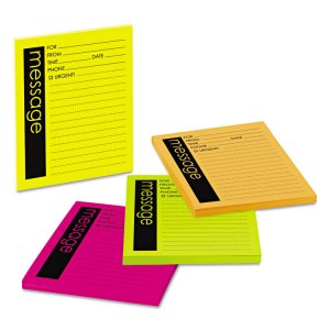 3m MMM 76794 Post-itreg; Telephone Message Sticky Notepads - 50 Sheet(