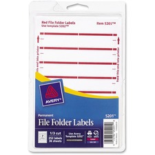 Avery NEE 05201 Averyreg; Permanent File Folder Labels - 1116 X 3 716 