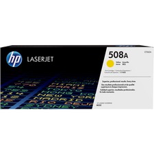 Original Hp CF362A Hp 508a () Toner Cartridge - Single Pack - Laser - 