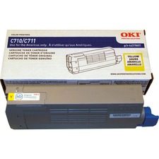 Original Okidata 44318601 Toner, , Type C16, Yellow, 11,500 Pg Yield