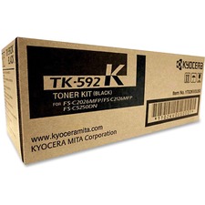 Original Kyocera TK592K Tk-592k Toner Cartridge - Laser - 7000 Pages -